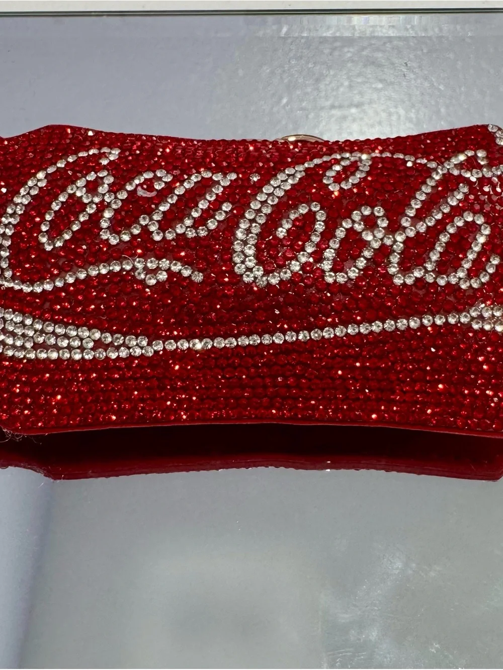 New Coca Cola Red Crystal Keychain/Bag Charm